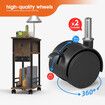 Mobile Sofa Bed Side Table Charging Station Narrow End Hall Entry Lamp Laptop Desk Coffee Couch Nightstand Storage Shelf Living Room Bedroom Furniture