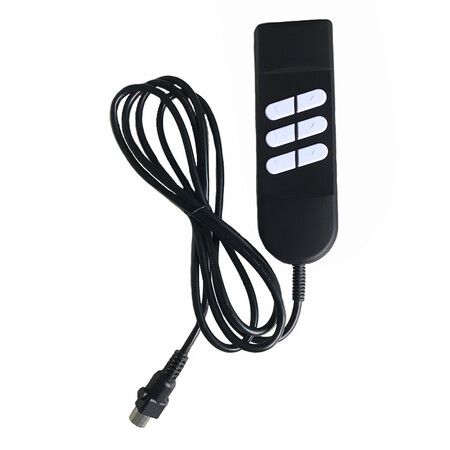 Power Recliner Remote Control Replacement, 6 Button 5 Pin Handset with Straight Plug for Power Lift Chair Recliners, 6 Button Straight Plug