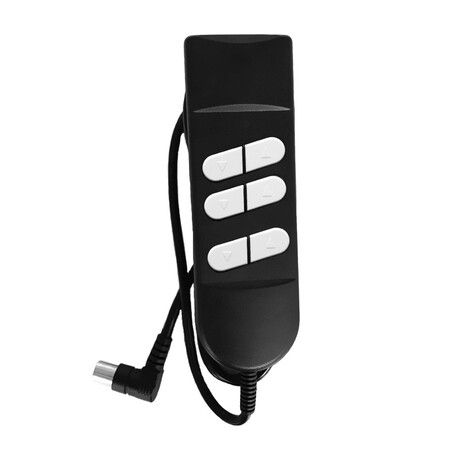 Power Recliner Remote Control Replacement, 6 Button 5 Pin Handset with Angled Plug for Power Lift Chair Recliners, 6 Button 90 Degree Plug