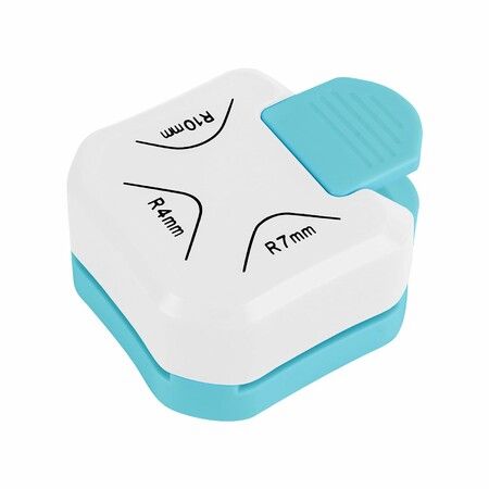 Paper Corner Cutter Punch,Corner Rounder Punch for Scrapbook Supplies,3 in 1 (R4mm, R7mm, R10mm) Round Corner Cutter Rounder
