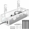 Under Desk Cable Management Tray,Cable Organizer,Cable Management Box,For Desk,Under Desk Storage For Office Home Desk Cable Raceway (White)