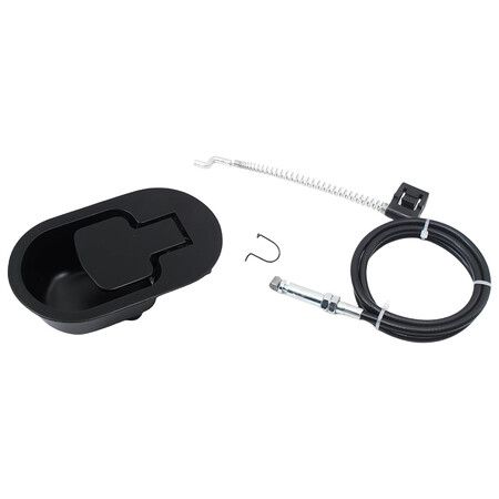 Universal Heavy Duty Metal Pull Recliner Handle with Cable, 4.7 inch to 5.2 inch, Fits Ashley and Other Brands Chair Release Handle for Sofa or Recliner