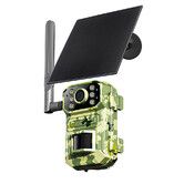 4G Solar Hunting Trail Camera Waterproof Night Vision 20M PIR Motion Detection Outdoor Wildlife Tracking Photo Trap High Resolution