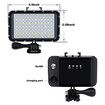 Underwater Lights Dive Light 84 LED High Power Dimmable Waterproof LED Video Light Waterproof 50M for Gopro Canon Nikon Pentax Panasonic Sony Samsung