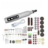 Cordless Rotary Tool 5 Speed Grinder Electric Detail Sander Engraving Pen for Sanding,Polishing,Drilling,Etching,Engraving,DIY Crafts Color Grey