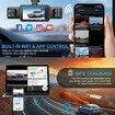 4 Channel Dash Cam 360 Degree View,FHD Front and Rear Inside,Left Right Dash Camera for Cars,8 IR Lamps Night Vision,G-Sensor Parking Mode Loop Recording