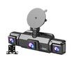 4 Channel Dash Cam 360 Degree View,FHD Front and Rear Inside,Left Right Dash Camera for Cars,8 IR Lamps Night Vision,G-Sensor Parking Mode Loop Recording