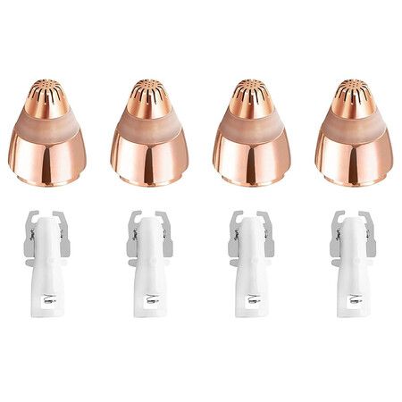 4Pcs Flawless Replacement Heads for Flawless Hair Remover, Replacement Blades for Finishing Touch Flawless Facial Hair Remover