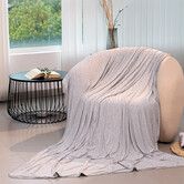 Size150*200cm Cooling Blanket Bamboo Fiber Summer Cold Breathable Lightweight Bed Throw Soft Touch Ice Silk Cool  Birthday Gift COL Gray
