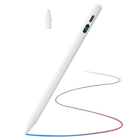 Pencil for Apple, Tilt Sensitivity Palm Rejection, Stylus Pen for iPad A16 11 10 9 8 7 6 Generation, iPad Pro 12.9 inch