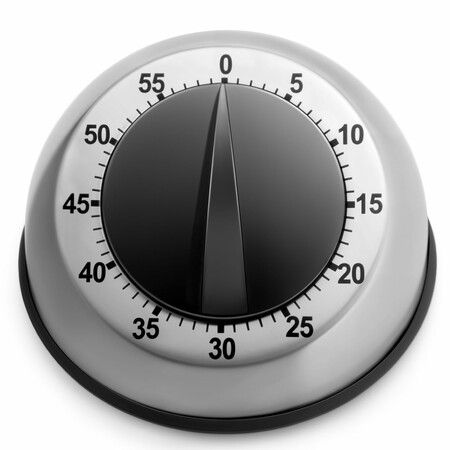 Kitchen Timer for Cooking,Chef Cooking Magnetic Timer No Batteries Required Loud Alarm,Mechanical Desk Manual Timers Magnetic Clock Backing
