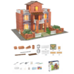 Mini House Building Kit Real Bricks Tiles STEAM DIY Craft Christmas Birthday Gift Educational Construction Toy 432pcs