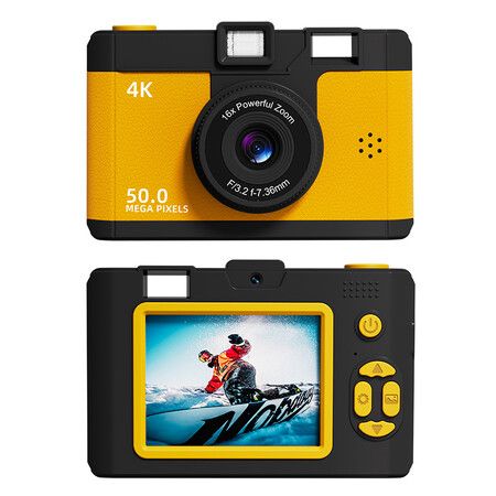 Digital Camera,50Mp 1080P Hd Vlogging Camera With 16X Digital Zoom,2.4-Inch Screen,Anti-Shake Autofocus Video Camera,Compact Camera For Boys Girls.