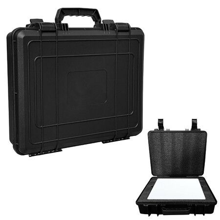 Shockproof Rain Proof Satellite Protective Travel Case with High Density Foam for Starlink Mini,Robust ABS Shell Satellite Carrying Case for Travel Camping