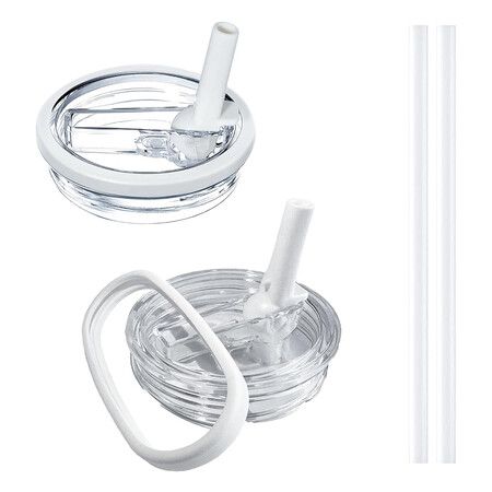 2 Pcs Stanley Lid Replacement 40 oz, Only for Stanley Quencher H2.0 Cup Accessories, Spill Proof Design, High End Heat Resistant Material