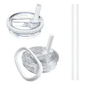 2 Pcs Stanley Lid Replacement 40 oz, Only for Stanley Quencher H2.0 Cup Accessories, Spill Proof Design, High End Heat Resistant Material