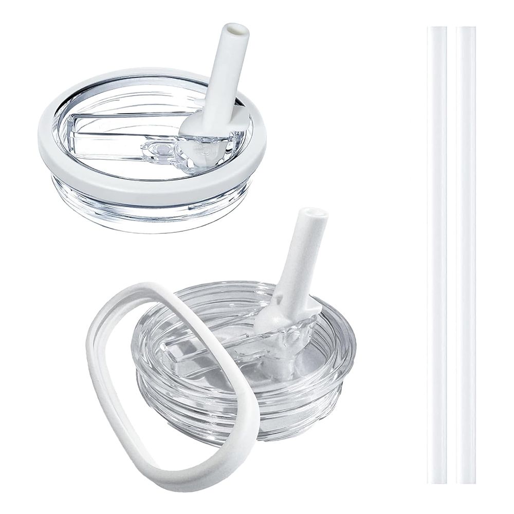 2 Pcs Stanley Lid Replacement 40 oz, Only for Stanley Quencher H2.0 Cup Accessories, Spill Proof Design, High End Heat Resistant Material