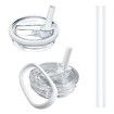 2 Pcs Stanley Lid Replacement 40 oz, Only for Stanley Quencher H2.0 Cup Accessories, Spill Proof Design, High End Heat Resistant Material