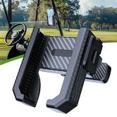Magnetic Golf Cart Phone Holder Golf Cart Accessories Compatible with EZGO, Yamaha, Club, Golf Cart Phone Mount Accessories for All Smartphones, Black