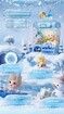 Claw Machine Princess Castle USB Charging Light Music 5 Plush Toys 12 Coins Large Size Kids Children Christmas Birthday Gift COL Blue