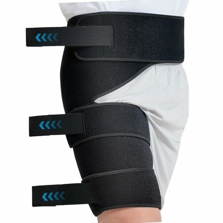 Adjustable Hip Brace Groin Hamstring Compression Wrap for Men and Women,Thigh Compression Sleeve With 6 Pressure Straps,Buttock Quad Support