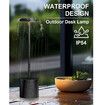 2Pcs Cordless Table Lamps, Rechargeable 1200mAh Battery Powered Outdoor Table Lamps for Restaurant, Patio, Bedroom, Bedside Night Lamp, Black