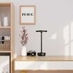 2 Pcs Cordless Table Lamps Rechargeable, 2000mAh Portable LED Table Light, for Patio, Restaurant, Home, Outdoor, Black