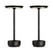 2 Pcs Cordless Table Lamps Rechargeable, 2000mAh Portable LED Table Light, for Patio, Restaurant, Home, Outdoor, Black