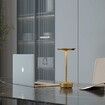 2 Pcs Cordless Table Lamps Rechargeable, 2000mAh Portable LED Table Light, for Patio, Restaurant, Home, Outdoor, Gold