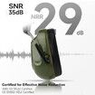 Noise Reduction Ear Protection Ear Muffs, Shooting Ear Protection, SNR 28dB Noise Cancelling Headphones for Men Women Kids Autism, Green