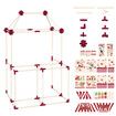 Kids Ice Cream Toy Set Pretend Role Play Kitchen Food Cardboard Building Kit STEM Educational Learning Interactive Preschool Activity Centre Shop 3+