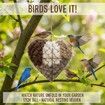 Handmade Alpaca Fiber Bird Nesting,Birds Nests Material Holder,Winter Tree Shelter for Wild Bird,Hummingbird Houses Nest Boxes Gifts 3 Pcs