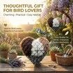 Handmade Alpaca Fiber Bird Nesting,Birds Nests Material Holder,Winter Tree Shelter for Wild Bird,Hummingbird Houses Nest Boxes Gifts 1 Pcs