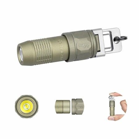 Rechargeable EDC Flashlight,80 Lumens Mini LED Keychain Light,Easy take with Pocket or Attach to Keyring,Bag,for Everyday Carry and Emergency