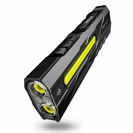 Rechargeable EDC Flashlight 1500 Lumens LED Pocket Flashlight,Magnetic Work Light with Clip