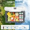 15L Hard Ice Cooler Box Chest Portable Insulated Lunch Coolbox Container Home Travel Caravan Camping Picnic Fishing Hot Cold Food Drinks with Handle