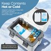 15L Hard Ice Cooler Box Chest Portable Insulated Lunch Coolbox Container Home Travel Caravan Camping Picnic Fishing Hot Cold Food Drinks with Handle