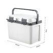 15L Hard Ice Cooler Box Chest Portable Insulated Lunch Coolbox Container Home Travel Caravan Camping Picnic Fishing Hot Cold Food Drinks with Handle
