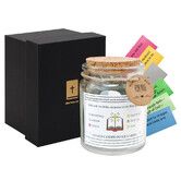 Bible Verse Jar with 96 Color Coded Scriptures Inspirational Christian Gifts for Women Prayer Hope Jar, Bible Study Supplies, Walk with the Bible