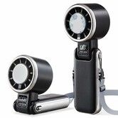 Portable Handheld Fan with Ice Cooling - 5 Gear High Speed Personal Turbo Fan Rechargeable,Up to 13 Hrs (Black)