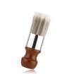 Salve Brush for Furniture, Wood Furniture Brush with Comfortable Handle Durable Salve Wax Brushing Tool for Leather for Furniture Home Leather
