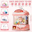 Large Claw Machine,Musical Electronic Arcade Game Console with Adjustable Sound Christmas Birthday Gift for Kids,Includes 30 Toys and 20 Surprise Eggs