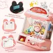 Large Claw Machine,Musical Electronic Arcade Game Console with Adjustable Sound Christmas Birthday Gift for Kids,Includes 30 Toys and 20 Surprise Eggs