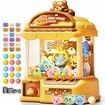 Large Claw Machine,Musical Electronic Arcade Game Console with Adjustable Sound Christmas Birthday Gift for Kids,Includes 30 Toys and 20 Surprise Eggs
