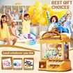 Large Claw Machine,Musical Electronic Arcade Game Console with Adjustable Sound Christmas Birthday Gift for Kids,Includes 30 Toys and 20 Surprise Eggs