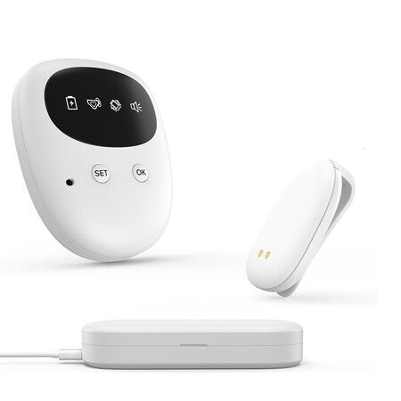 Wireless Bedwetting Alarm for Boys and Girls, Bed Wetting Alarm with USB Rechargeable Sensor, High-Sensitivity Sensor for Bedwetting with 3 Alert Modes