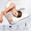 Memory Foam Cervical Pillow Ergonomic Orthopaedic Contour Neck Support Pressure Relief Shoulder Back Side Stomach Sleeper Cooling Cover Luxdream