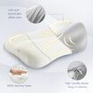 Memory Foam Cervical Pillow Ergonomic Orthopaedic Contour Neck Support Pressure Relief Shoulder Back Side Stomach Sleeper Cooling Cover Luxdream