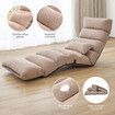 Floor Sofa Bed Couch Chair Single Chaise Lounge Recliner Ground Seat Lounger Sleeping Bedroom Furniture Adjustable Folding Modern Comfortable Pillow