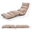 Floor Sofa Bed Couch Chair Single Chaise Lounge Recliner Ground Seat Lounger Sleeping Bedroom Furniture Adjustable Folding Modern Comfortable Pillow